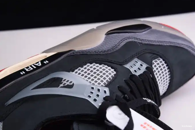 Cheap MAX Bred x White Off Jordan 4 CV9388-001 Retro Air 0523